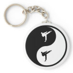 Yin Yang Karate keychains