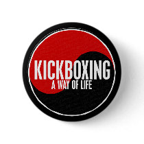 Yin Yang Kickboxing 1 botones by blackbeltstuff Yin Yang Kickboxing 1 botones