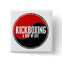 Yin Yang Kickboxing 1 botones by blackbeltstuff Yin Yang Kickboxing 1 botones