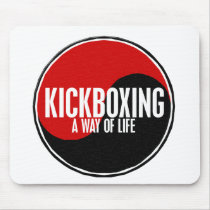 Yin Yang Kickboxing 1 alfombrillas de raton by blackbeltstuff Yin Yang Kickboxing 1 alfombrillas de raton