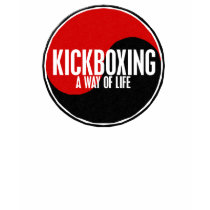 Yin Yang Kickboxing 1 camisetas by blackbeltstuff Yin Yang Kickboxing 1 camisetas