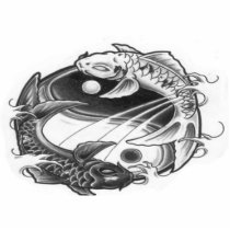 yin yang koi photo cutout
