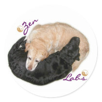 Yin Yang Labs Round Stickers