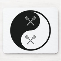 Yin Yang Lacrosse Mouse Mats