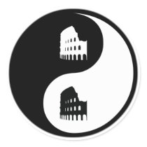 Yin Yang Latin stickers