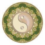 Yin Yang Latte Sticker