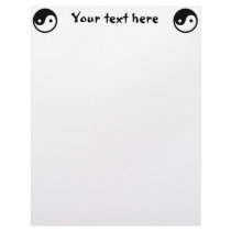 Yin Yang Customized Letterhead