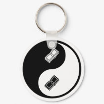 Yin Yang Loan keychains