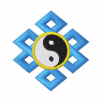 Yin Yang Logo embroidered shirts