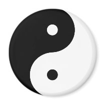Yin Yang Fridge Magnets