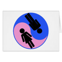 Yin Yang Man Woman cards by goldnsun Yin Yang Man Woman cards