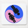 Yin Yang Man Woman Mousepad