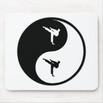 Yin Yang Martial Arts Mouse Pads