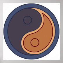 Yin Yang Mauri Osismiaci Print