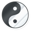 Yin Yang Metal stickers by sixteenthkid Yin Yang Metal stickers