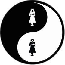 Yin Yang Midwifery Acrylic Cut Outs
