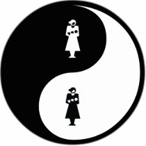 Yin Yang Midwifery photo sculptures by whatitis Yin Yang Midwifery photo sculptures
