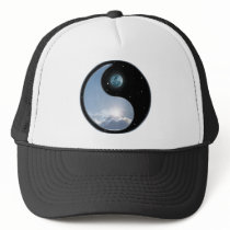 Yin Yang Moon Sun Mesh Hat
