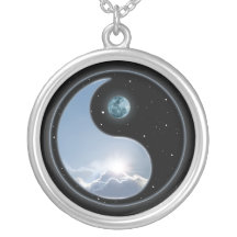 Yin Yang Moon Sun Necklace