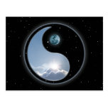 Yin Yang Moon Sun Postcards