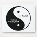 yin yang mousepad