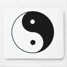Yin__Yang Mousepads