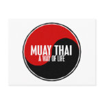 Yin Yang Muay Thai 1 postcards
