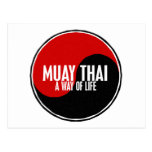 Yin Yang Muay Thai 1 Postcard