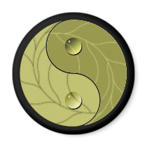 Yin Yang Nature Fridge Magnets