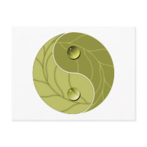 Yin Yang Nature postcards