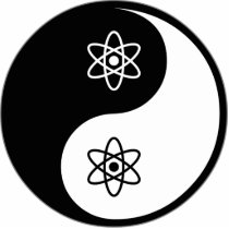 Yin Yang Nuclear Physics Acrylic Cut Out