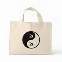 Yin Yang Paintball Tote Bag