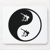 Yin Yang Paintball Mouse Mats