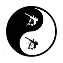 Yin Yang Paintball posters