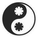 Yin Yang Paramedic Work stickers