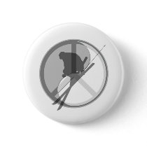 yin yang peace skiing buttons by sportsboutique yin yang peace skiing buttons