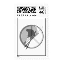 yin yang peace skiing postage by sportsboutique yin yang peace skiing postage