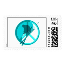 yin yang peace skiing postage by sportsboutique yin yang peace skiing postage