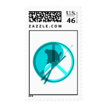 yin yang peace skiing postage by sportsboutique yin yang peace skiing postage