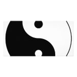 yin yang personalized photo card