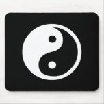 Yin Yang Pictogram Mousepad