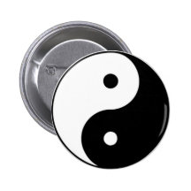 Yin Yang Pinback Buttons