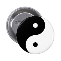Yin Yang Pinback Buttons