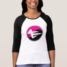 Yin Yang Pink Karate GIRL 1 Tees