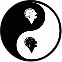 Yin Yang Psychology photo sculptures by whatitis Yin Yang Psychology photo sculptures