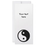 Yin Yang Rack Card Template