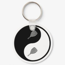 Yin Yang Racquetball keychains