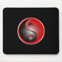 yin-yang-red mousepads by bashaa yin-yang-red mousepads