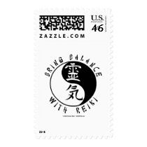 Yin Yang Reiki Kanji Postage