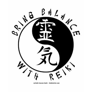 Yin Yang Reiki Kanji shirt